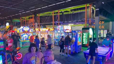 surge in bossier city|Take a sneak peek inside Surge Entertainment by Drew Brees in Bossie.